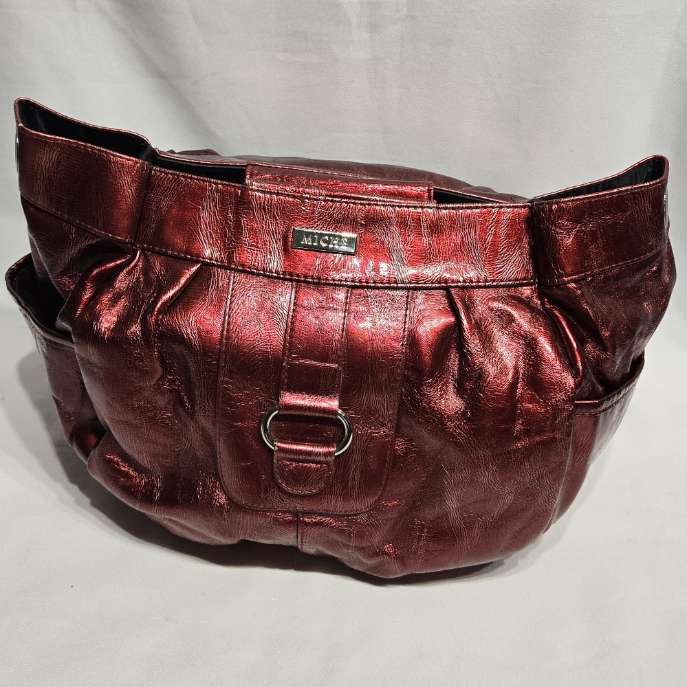 Miche Demi Shell Cecelia Excellent Condition Ruby Red Faux Patent Leather